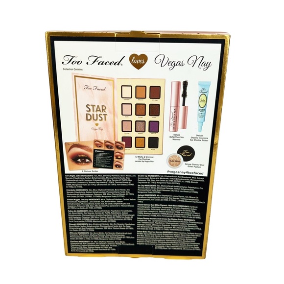 Too Faced Star Dust By Vegas Nay Eyeshadow Palette Rare No Primer - Picture 3 of 12